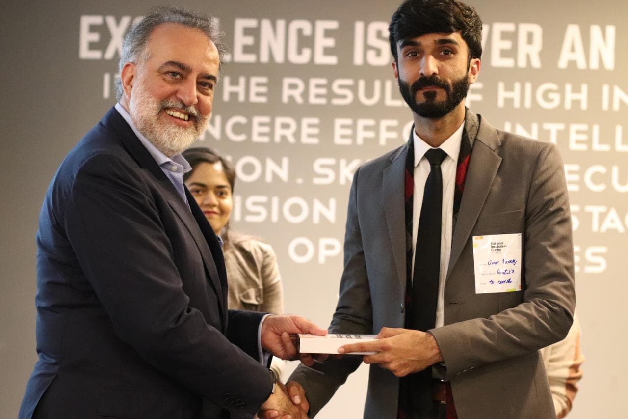 Team receiving award
