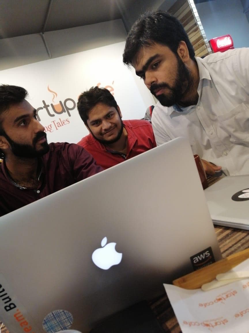 Team working on Spacesly